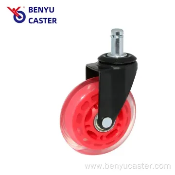 3 Inch Transparent Caster PU Wheel